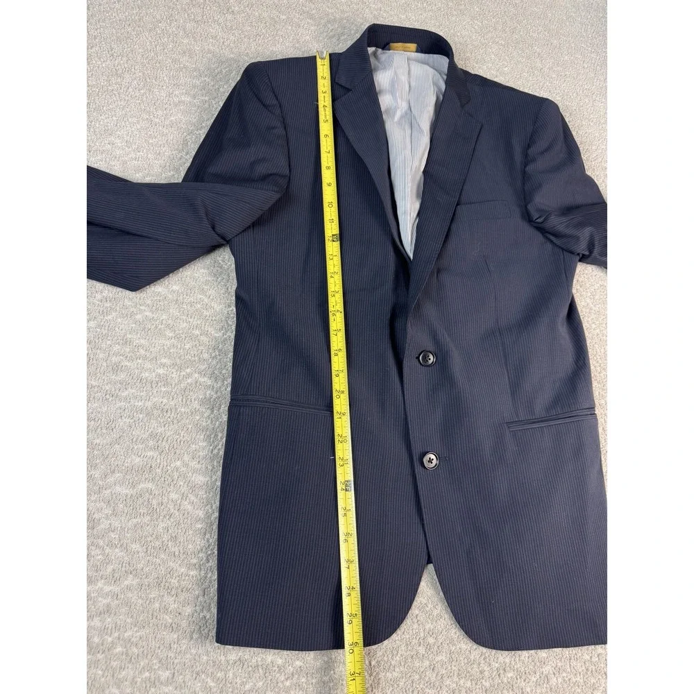 Brooks Brothers Blazer Mens 40 Regular Navy Pinstripe Explorer Regent Fit Jacket